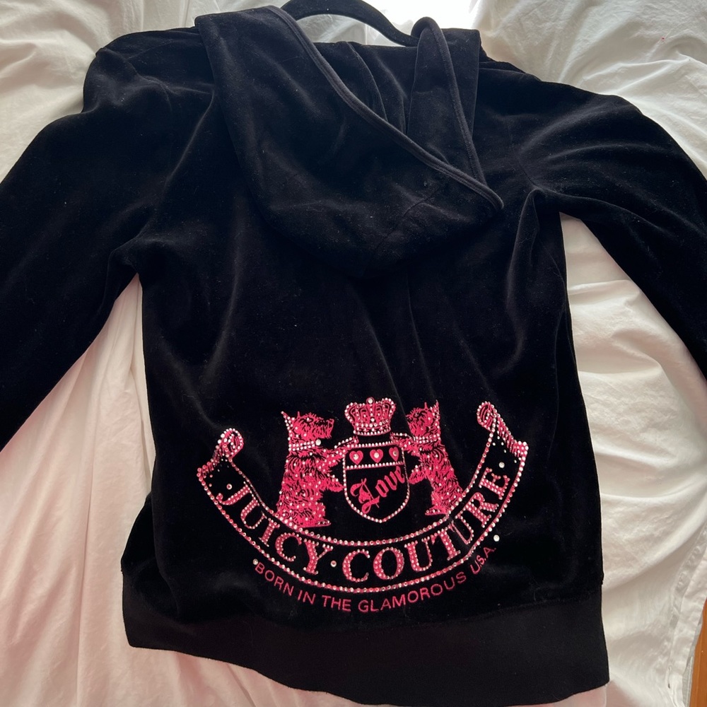 Juicy Couture Velvet Zip Up